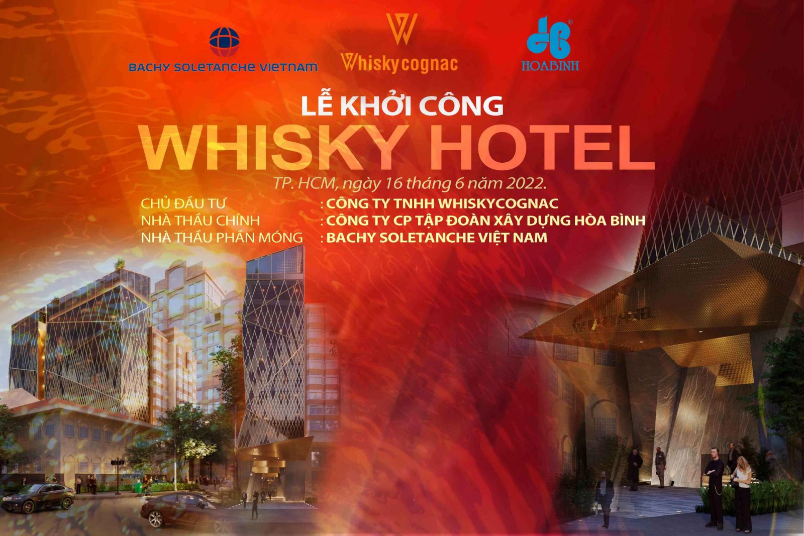 Lễ khởi công Whisky Hotel 16/06/2022